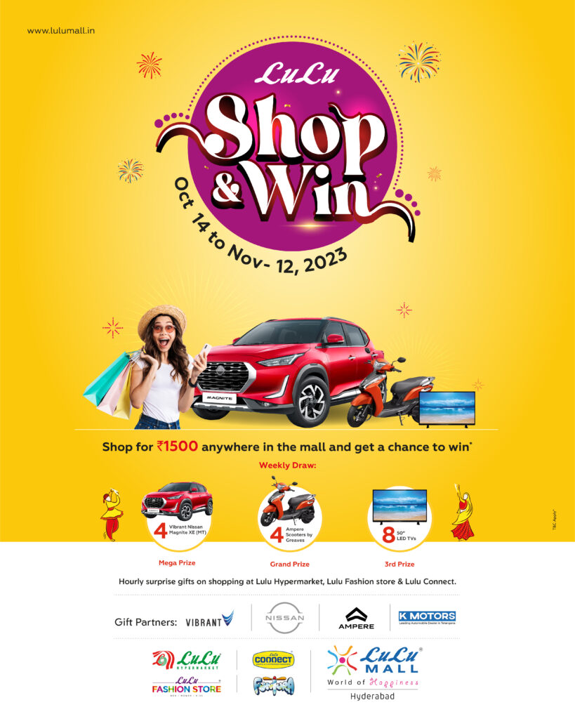 LuLu shop & win creative for Hyderabad